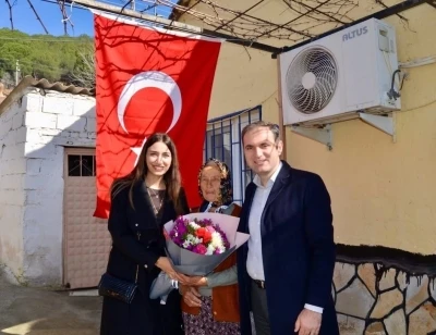 Kaymakam Murat Mete&rsquo;den şehit annesine ziyaret
