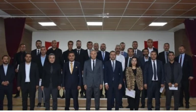 Kaymakam Mustafa Akın, okul müdürleriyle bir araya geldi
