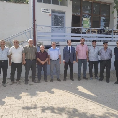 Kaymakam Uçar köylerde vatandaşlarla bir araya geldi
