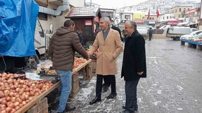 Kaymakam &Uuml;nal Coşkun&rsquo;dan esnafa anlamlı ziyaret
