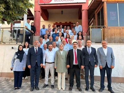 Kaymakamı Odabaşı i&ccedil;in veda yemeği programı d&uuml;zenlendi

