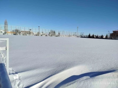 Kayseri&rsquo;de amat&ouml;r ma&ccedil;lara kar engeli
