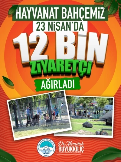 Kayseri&rsquo;de hayvanat bah&ccedil;esini 23 Nisan&rsquo;da 12 bin kişi ziyaret etti
