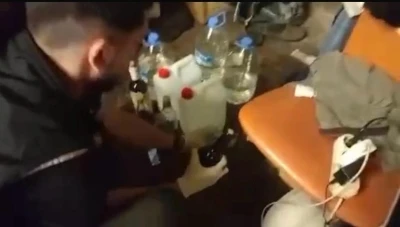 Kayseri’de sahte alkol üreten şahıs yakalandı
