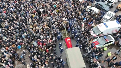 Kayserili binler, şehidini uğurladı
