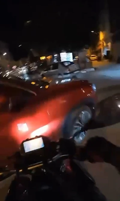 Kaza anı kask kamerasında
