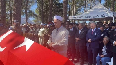 Kazada şehit olan Astsubay Çavuş Kemal Özgür, Osmaniye’de toprağa verildi
