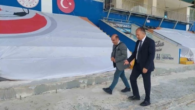 Kazımkarabekir Stadı S&uuml;per Lige hazırlanıyor
