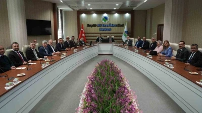 KB&Uuml; heyeti Kırşehir Ahi Evran &Uuml;niversitesi ile iş birliğini değerlendirdi
