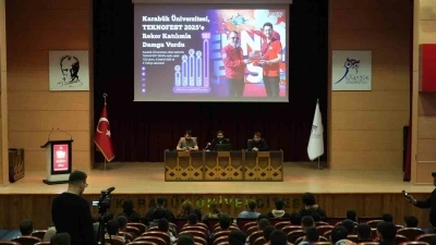 KB&Uuml;&rsquo;l&uuml; &ouml;ğrencilere TEKNOFEST 2026 s&uuml;reci anlatıldı
