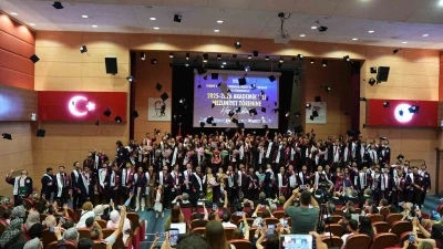 KB&Uuml; TOBB Teknik Bilimler MYO&rsquo;da mezuniyet coşkusu
