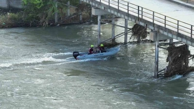 Kelkit &Ccedil;ayı&rsquo;na d&uuml;şen genci arama &ccedil;alışmaları 26&rsquo;ncı g&uuml;n&uuml;nde devam ediyor
