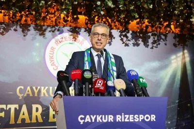 Kemal Memişoğlu "Rizespor S&uuml;per Lig&rsquo;deki spor kul&uuml;plerine &ouml;rnek olan davranış ve yapı i&ccedil;erisinde"

