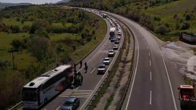 Kemikli Rampaları&rsquo;nda bayram d&ouml;n&uuml;ş&uuml; yoğunluğu s&uuml;r&uuml;yor
