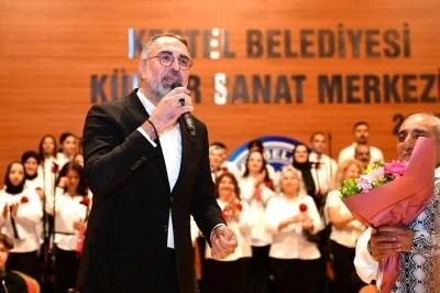 Kestel Belediyesi T&uuml;rk Halk M&uuml;ziği Korosu&rsquo;ndan unutulmaz konser

