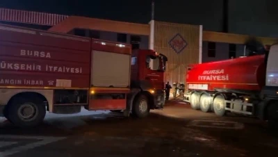 Kestel’de fabrika yangını paniğe neden oldu
