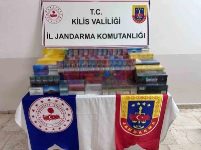 Kilis&rsquo;te 1 milyon 150 bin lira değerinde ka&ccedil;ak &uuml;r&uuml;n ele ge&ccedil;irildi
