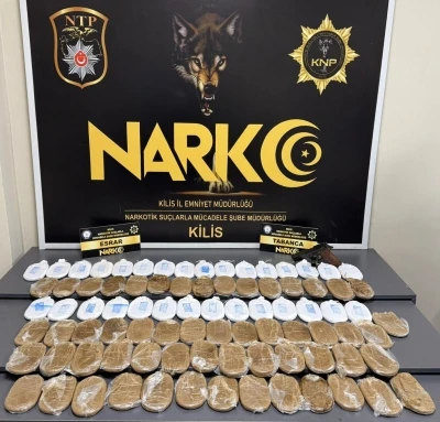 Kilis&rsquo;te 17 kilo 105 gram takoz esrar ele ge&ccedil;irildi, 1 kişi tutuklandı
