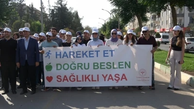 Kilis’te ‘’Halk Sağlığı Haftası’’ kapsamında yürüyüş düzenlendi
