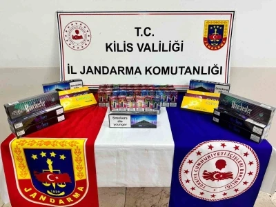 Kilis&rsquo;te ka&ccedil;ak sigara ve elektronik sigara yakalandı
