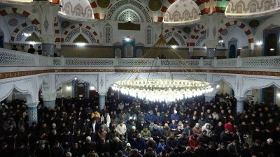 Kilis&rsquo;te Mira&ccedil; Kandili&rsquo;nde camiler doldu taştı
