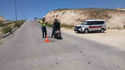 Kilis&rsquo;te motosiklet s&uuml;r&uuml;c&uuml;lerine &ouml;zel denetim
