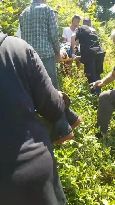 Kiraz toplamak i&ccedil;in &ccedil;ıktığı ağa&ccedil;tan d&uuml;şt&uuml;
