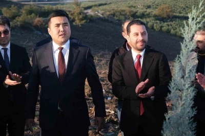 Kırgızistan-Türkiye dostluk ilişkileri fidanlarla kök saldı
