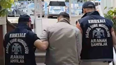 Kırıkkale&rsquo;de 10 yıl hapis cezası bulunan yabancı uyruklu h&uuml;k&uuml;ml&uuml; yakalandı
