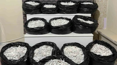 Kırıkkale’de binlerce makaron ele geçirildi
