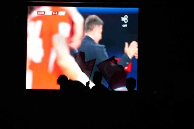 Kırıkkaleliler, A Milli Takım’ın galibiyet sevincini meydanda yaşadı
