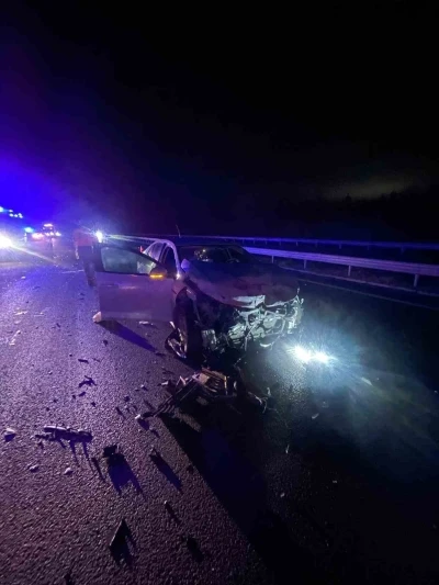 Kırklareli&rsquo;de otomobiller &ccedil;arpıştı: 6 yaralı
