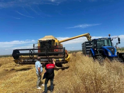 Kırklareli&rsquo;nde hasat d&ouml;neminde bi&ccedil;erd&ouml;ver denetim
