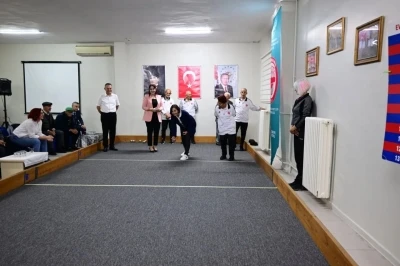 Kırklareli’nde huzurevi sakinleri ile protokol üyeleri arasında bocce müsabakası
