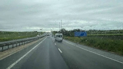 Kırklareli&rsquo;nde yağmur yağışı
