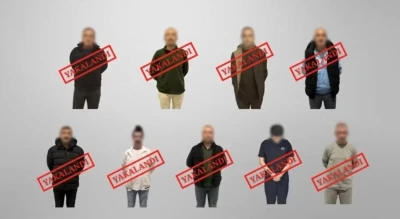 Kırmızı bültenle aranan 7 suçlu ve ulusal seviyede aranan 2 suçlu Türkiye’ye getirildi
