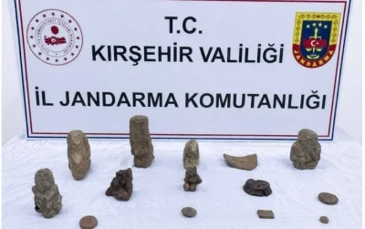 Kırşehir&rsquo;de Anadolu Mirası Operasyonu: 14 adet tarihi eser ele ge&ccedil;irildi
