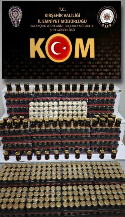 Kırşehir’de bin 344 kaçak ürün ele geçirildi: 1 gözaltı
