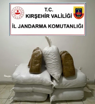 Kırşehir’de jandarmadan kaçak tütün operasyonu
