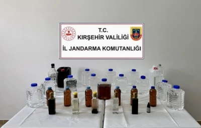 Kırşehir&rsquo;de ka&ccedil;ak alkol operasyonu
