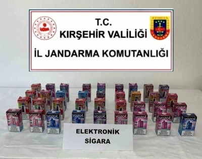 Kırşehir’de kaçak elektronik sigara operasyonu: 36 adet ele geçirildi
