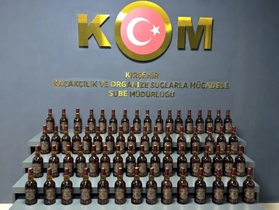 Kırşehir&rsquo;de ka&ccedil;ak i&ccedil;ki ele ge&ccedil;irildi
