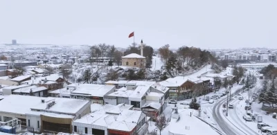 Kırşehir&rsquo;de kar yağışı sonrası g&ouml;rsel ş&ouml;len
