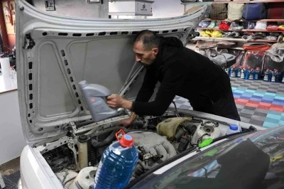 Kırşehir’de sürücüler kışa hazırlanıyor
