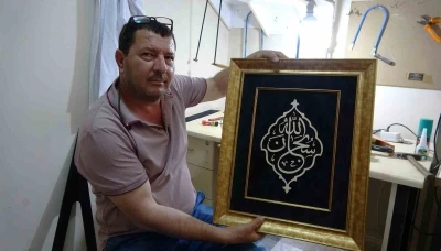 Kızının okul &ouml;deviyle başladı, sanatın ustası oldu
