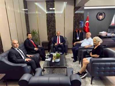 KKTC 5. Cumhurbaşkanı Tatar, Anamur Adalet Sarayını ziyaret etti
