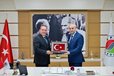 KKTC Başbakan Yardımcısı Ataoğlu, Kepez Belediyesi&rsquo;nde
