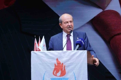 KKTC Cumhurbaşkanı Tatar’dan CTP’li Erhüman’a sert eleştiri: &quot;Anavatan’ın garantörlüğünü pazarlık konusu yapmaya hevesli&quot;
