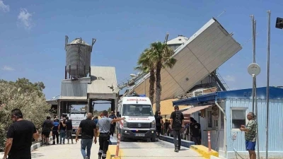 KKTC&rsquo;de 2 bin 500 tonluk buğday silosu &ccedil;&ouml;kt&uuml;
