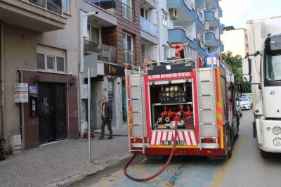 Klimadan çıkan yangın kısa sürede söndürüldü
